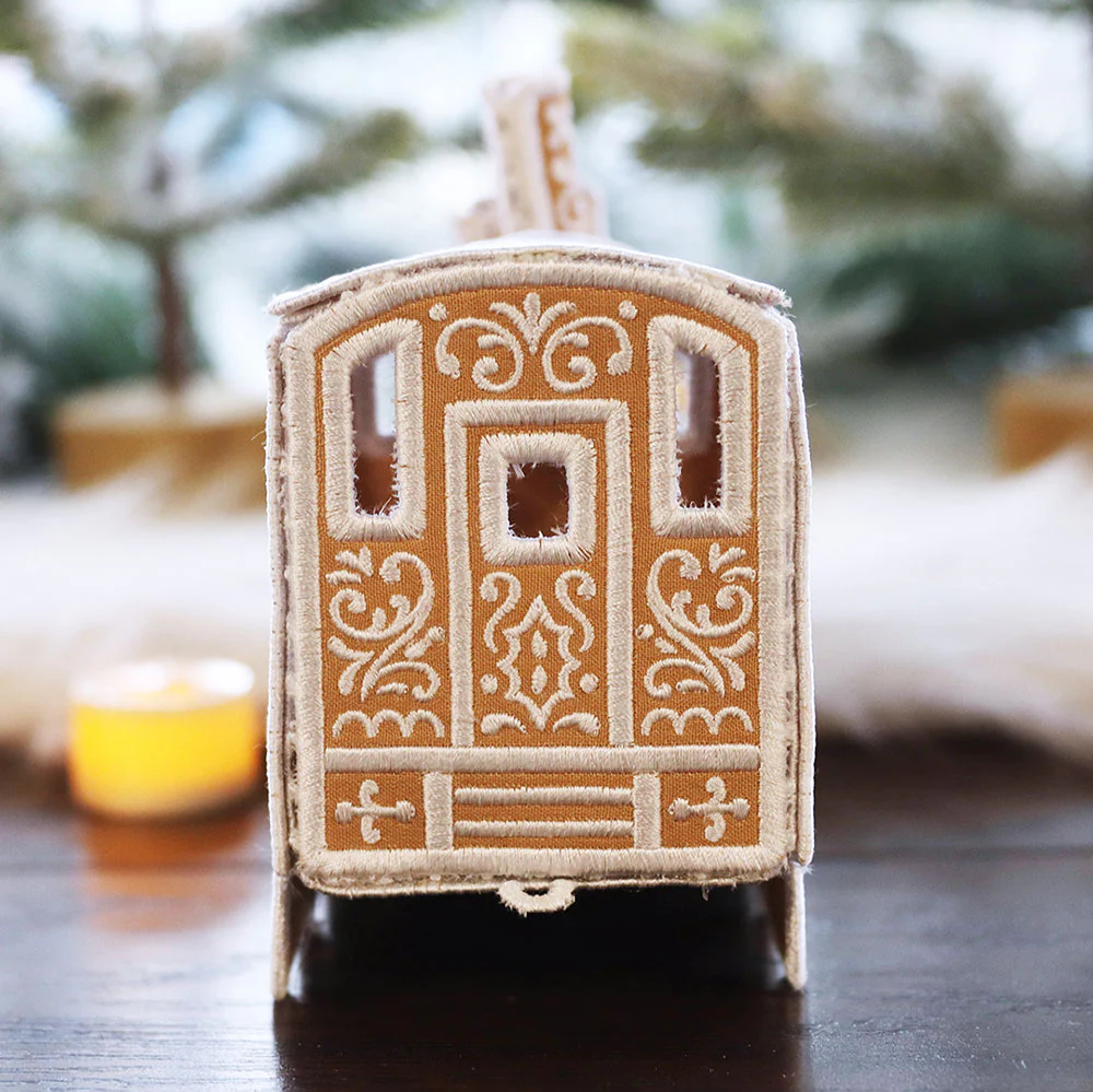 3D Christmas Gingerbread Train Engine (In-the-Hoop) - Image 10