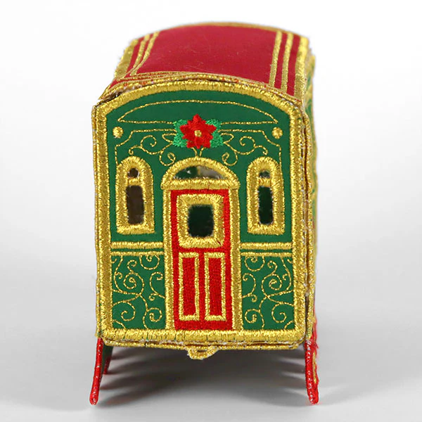 3D Christmas Train Car (In-the-Hoop) - Image 13