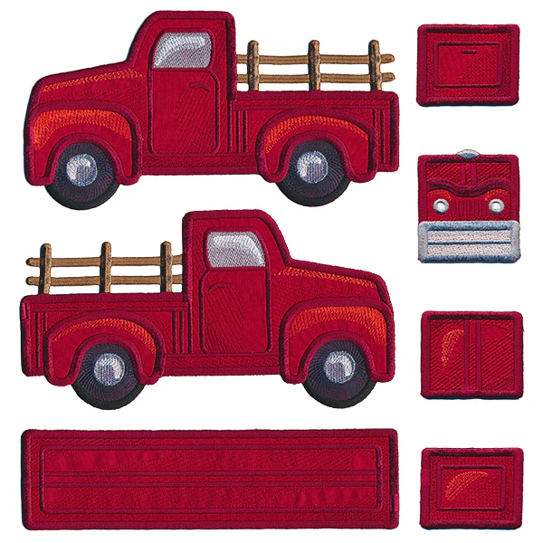 3D Classic Retro Truck (In-the-Hoop) - Image 13