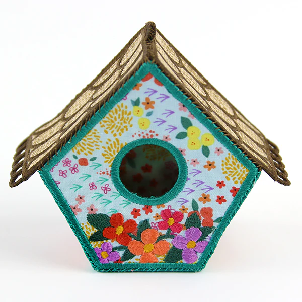 3D Floral Birdhouse (In-the-Hoop) - Image 2