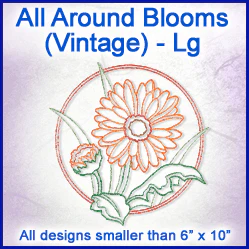 A All Around Blooms (Vintage) Design Pack - Image 3