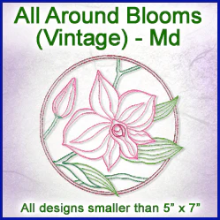 A All Around Blooms (Vintage) Design Pack - Image 4