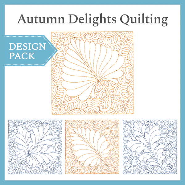 A Autumn Delights Quilting Design Pack - Image 3