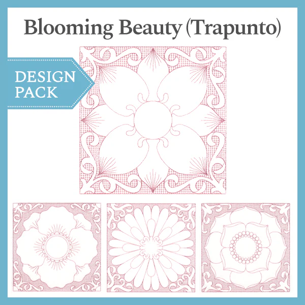 A Blooming Beauty (Trapunto) Design Pack - Image 6