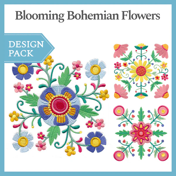 A Blooming Bohemian Flowers Design Pack - Image 5