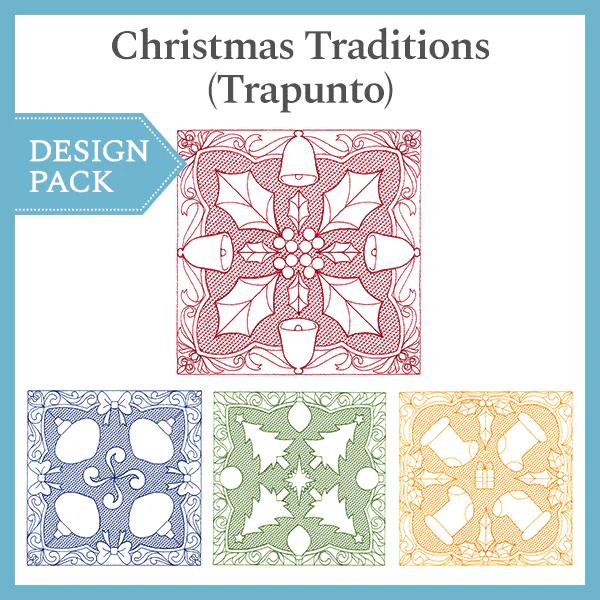 A Christmas Traditions (Trapunto) Design Pack - Image 5