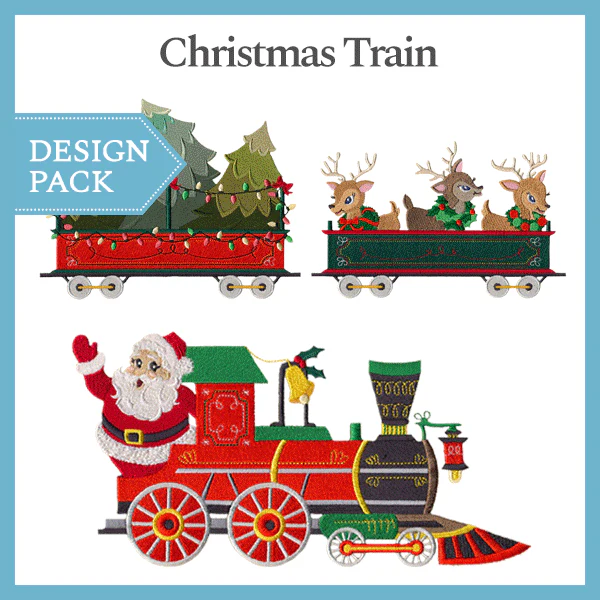 A Christmas Train Design Pack - Image 4