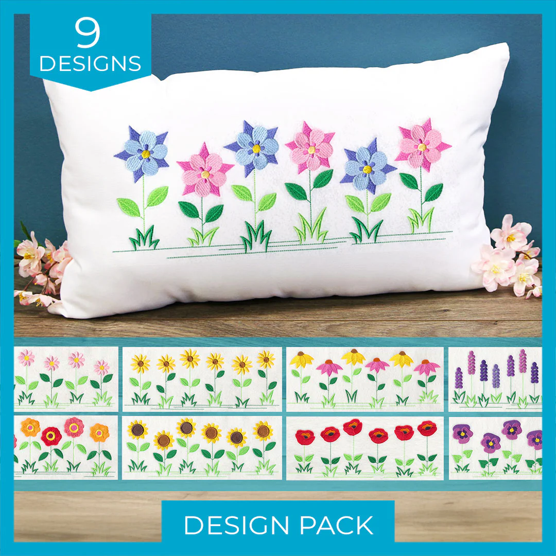 A Country Charm Floral Borders Design Pack - Image 3