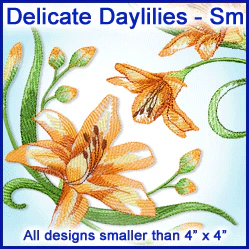 A Delicate Daylilies Design Pack - Image 3