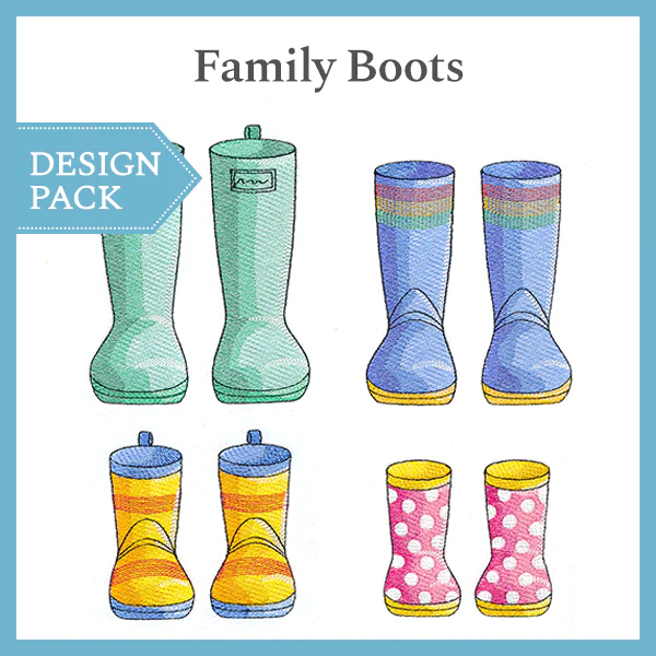 A Family Boots Design Pack - Image 4