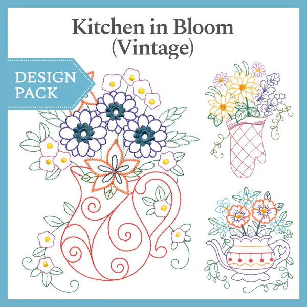 A Kitchen in Bloom (Vintage) Design Pack - Image 5