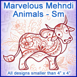 A Marvelous Mehndi Animals Design Pack - Image 5