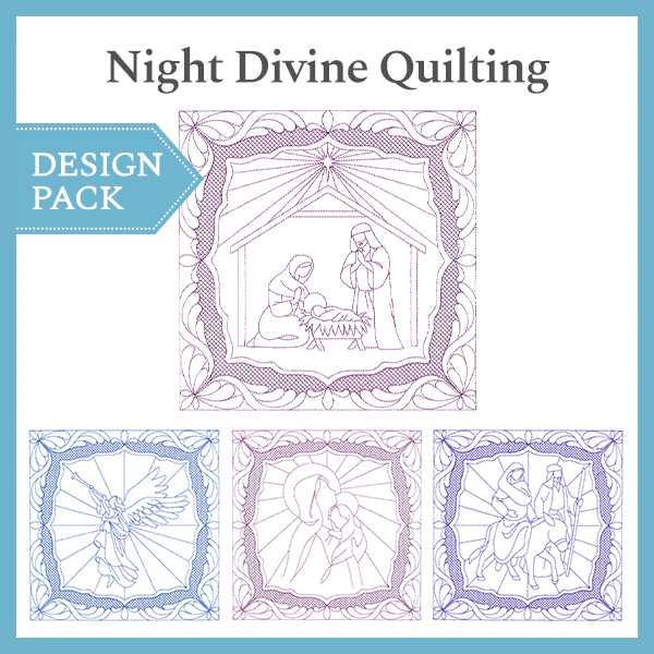 A Night Divine Quilting Design Pack - Image 3