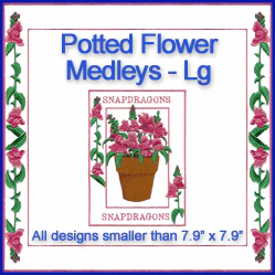 A Potted Flower Medleys Design Pack - Image 2