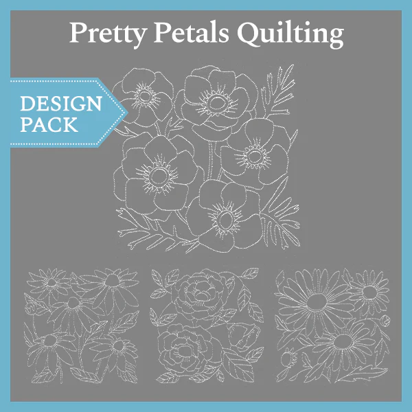 A Pretty Petals Quilting Design Pack - Image 3