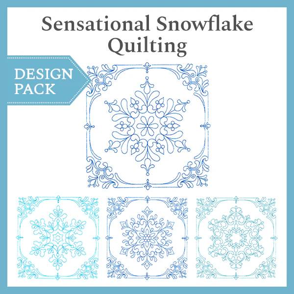A Sensational Snowflake Quilting Design Pack - Image 2