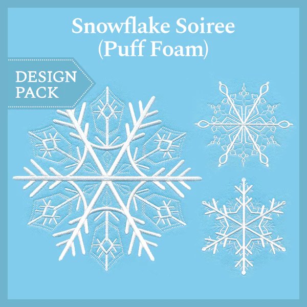 A Snowflake Soiree (Puff Foam) Design Pack - Image 2