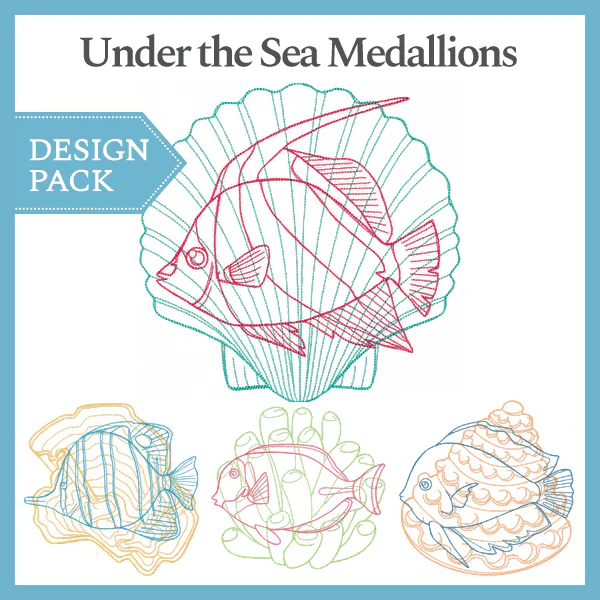 A Under the Sea Medallions Design Pack - Image 2