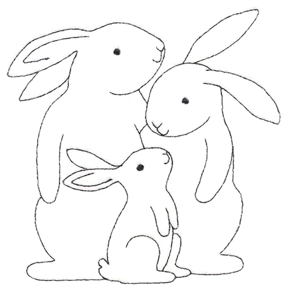 Adorable Bunny Family - Image 4