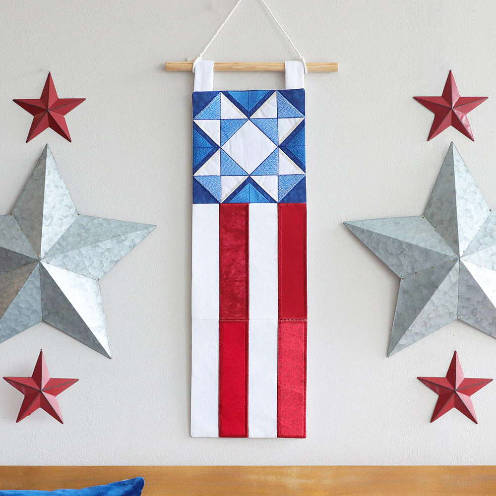 Americana Flag Panel Set (Applique) - Image 4