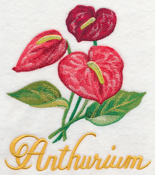 Anthurium in Watercolor - Image 4
