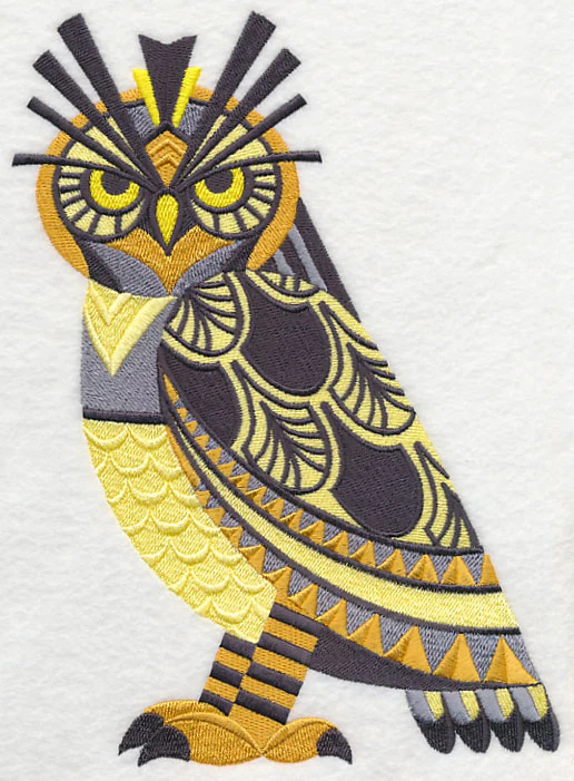 Art Deco Great Horned Owl - Image 4