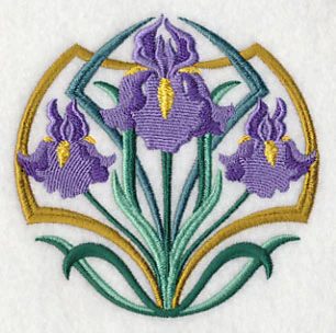 Art Deco Iris - Circle - Image 5