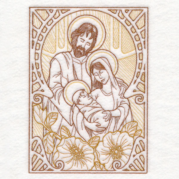 Art Nouveau Gilded Holy Family - Image 2