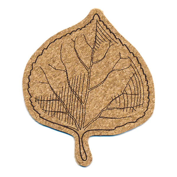 Autumn Aspen Leaf Coaster (In-the-Hoop) - Image 2