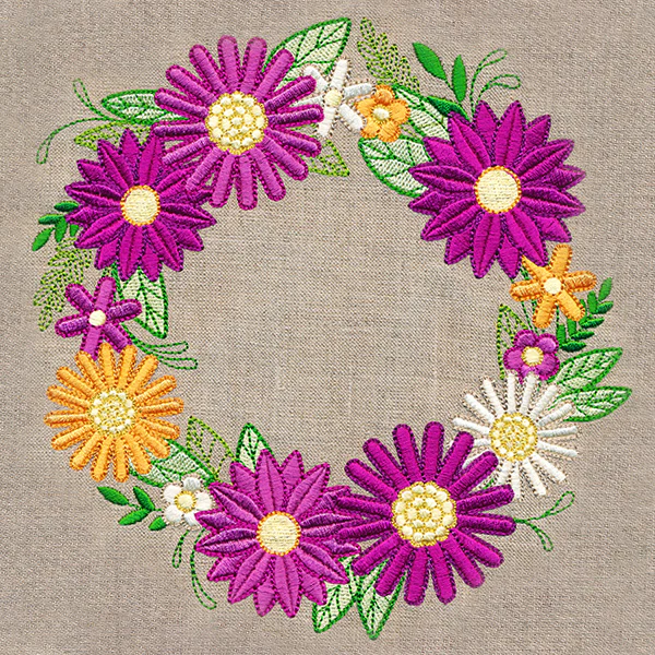 Autumn Blossoms Wreath - Image 2