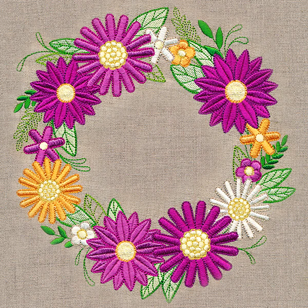 Autumn Blossoms Wreath - Image 6
