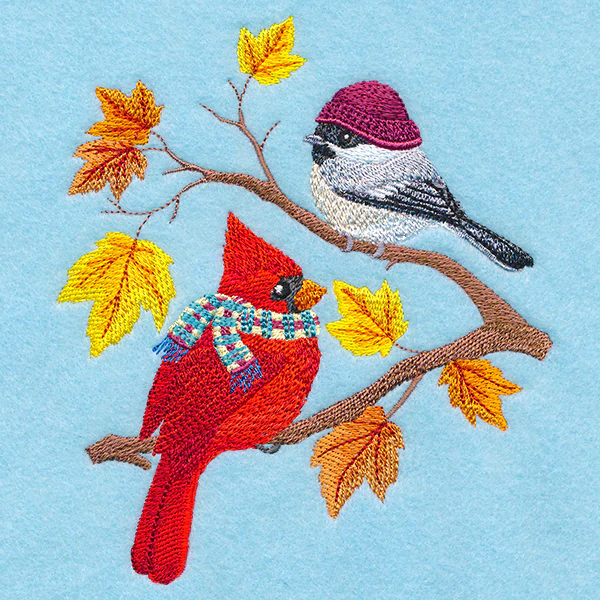 Autumn Bundled-Up Birdies - Image 5