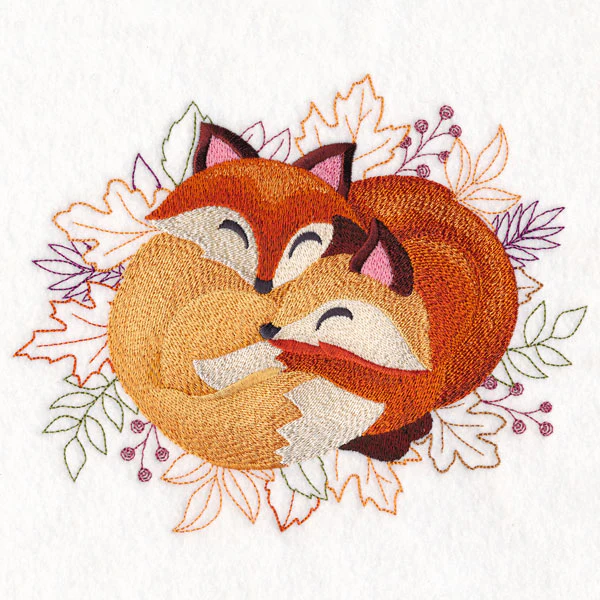 Autumn Cozy Cuddlers - Foxes - Image 4
