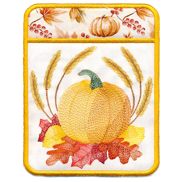 Autumn Harvest Pot Holder (In-the-Hoop) - Image 3