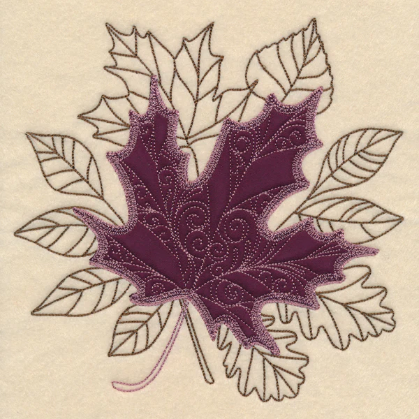 Autumn Maple Leaf (Heirloom Applique) - Image 6
