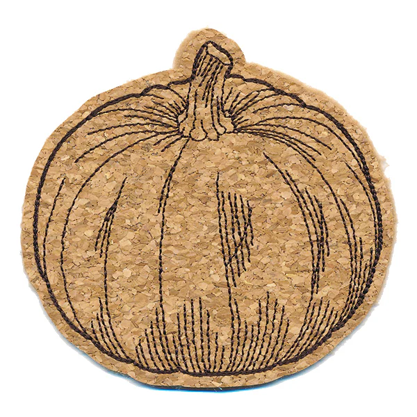 Autumn Pumpkin Coaster (In-the-Hoop) - Image 3