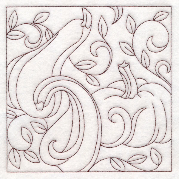 Autumn Quilting Gourds (Double Run) - Image 2