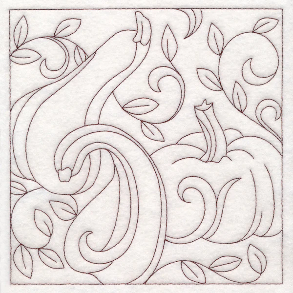 Autumn Quilting Gourds (Double Run) - Image 6