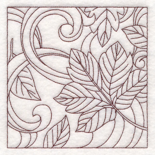 Autumn Quilting Leaves 2 (Double Run) - Image 4