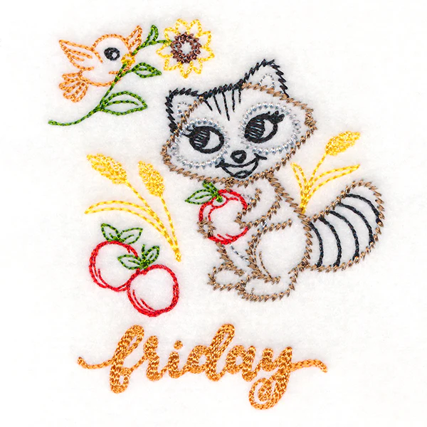 Autumn Raccoon on Friday (Vintage) - Image 2