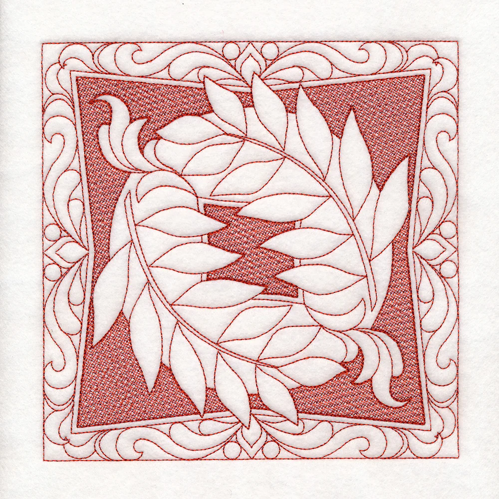 Autumn Treasures Botanicals (Trapunto) - Image 2