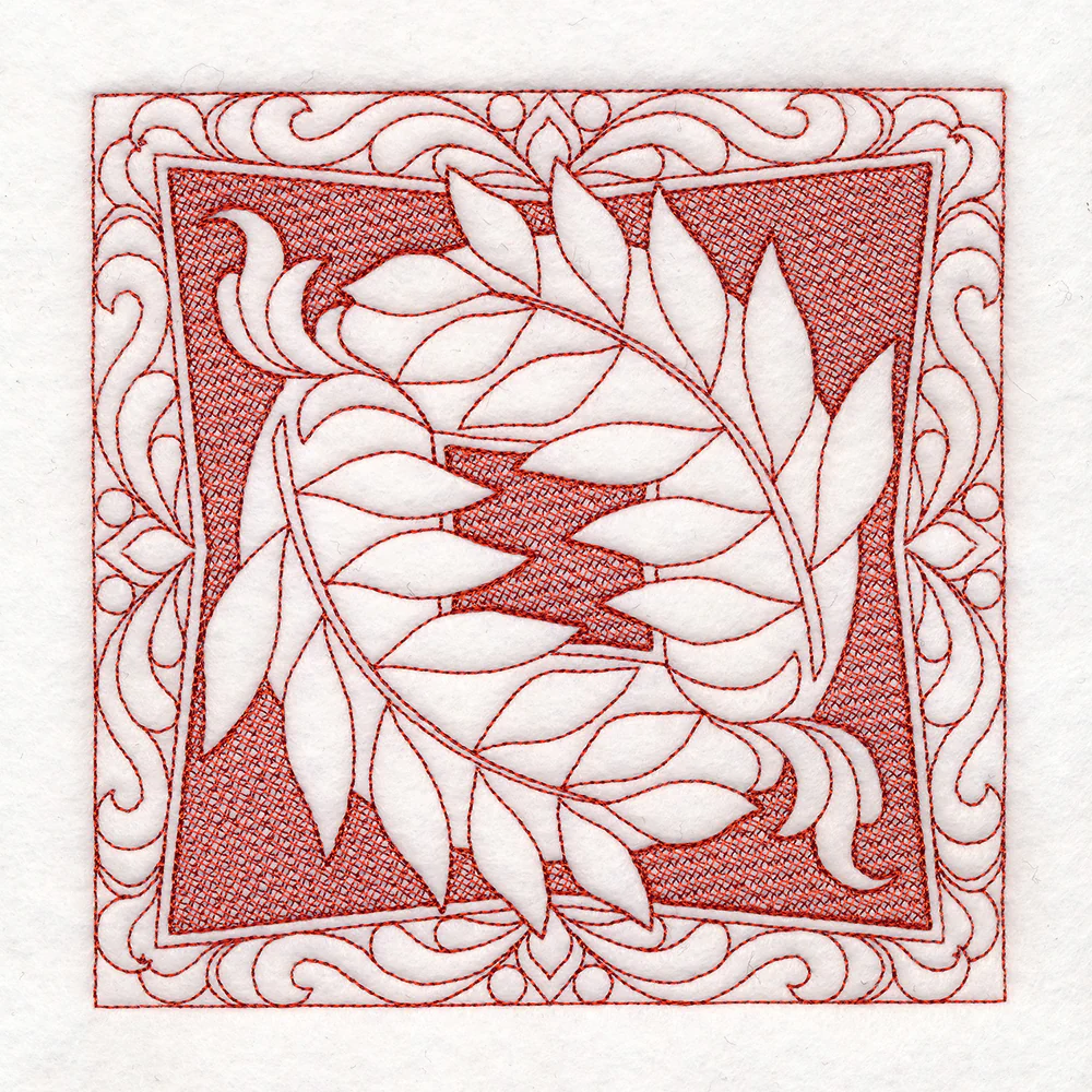Autumn Treasures Botanicals (Trapunto) - Image 3