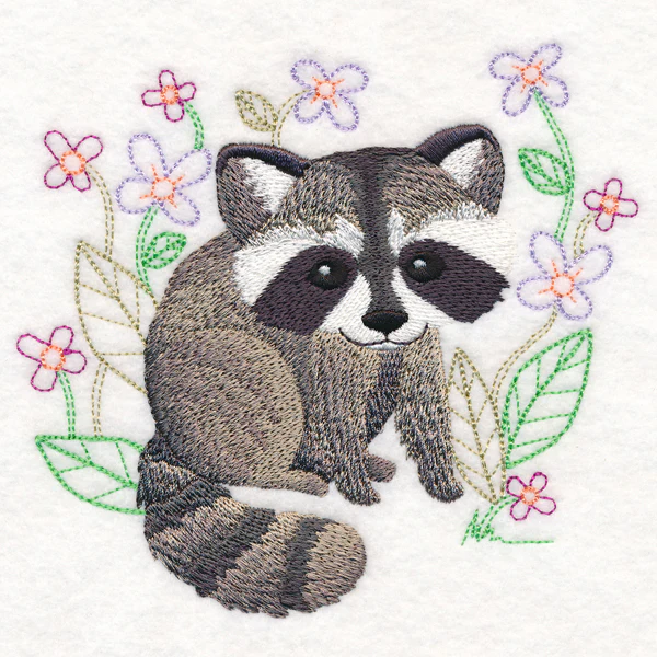 Baby Woodland Animals - Raccoon - Image 2