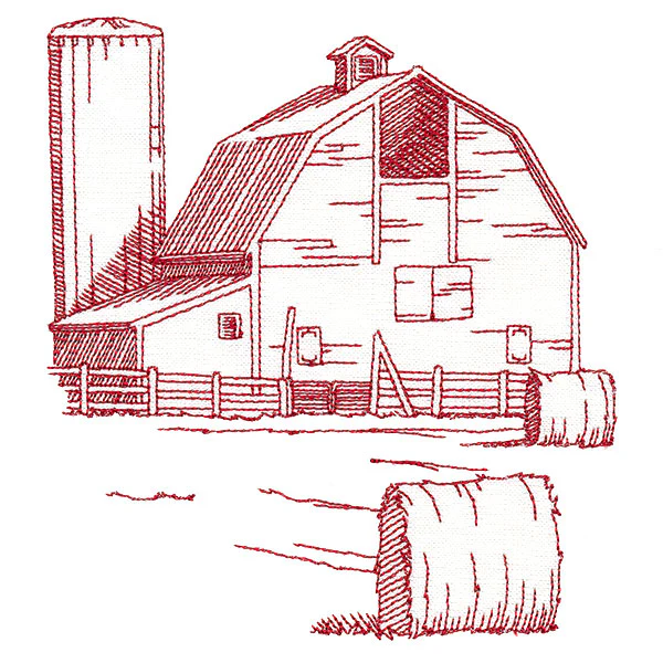 Barnyard Etchings - Barn - Image 5