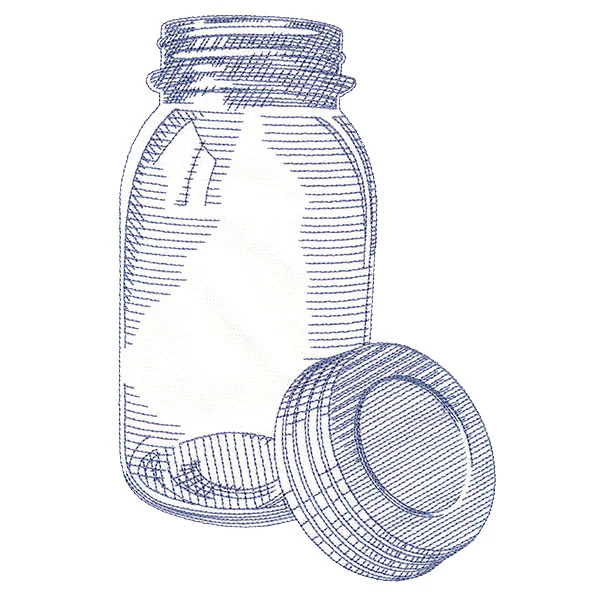 Barnyard Etchings - Mason Jar - Image 2