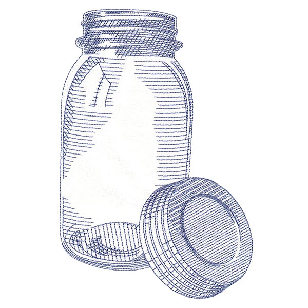 Barnyard Etchings - Mason Jar - Image 3