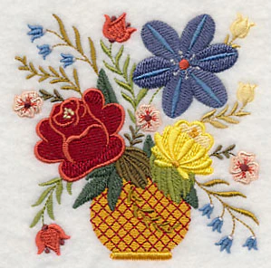Bavarian Folk Art Bouquet - Image 5