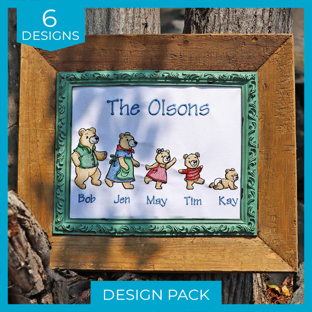 Marching Bear Family Design Pack - Image 2