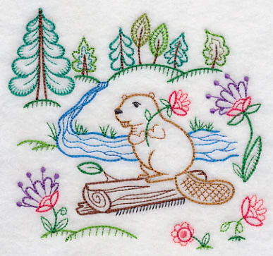 Beaver Finds a Flower (Vintage) - Image 4