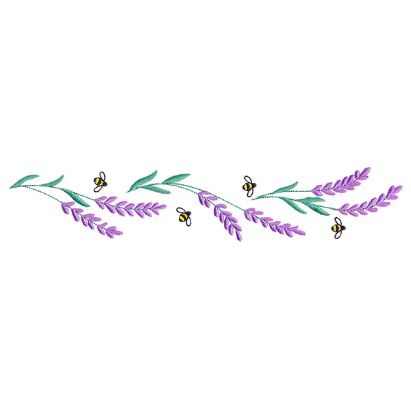 Bee & Lavender Border